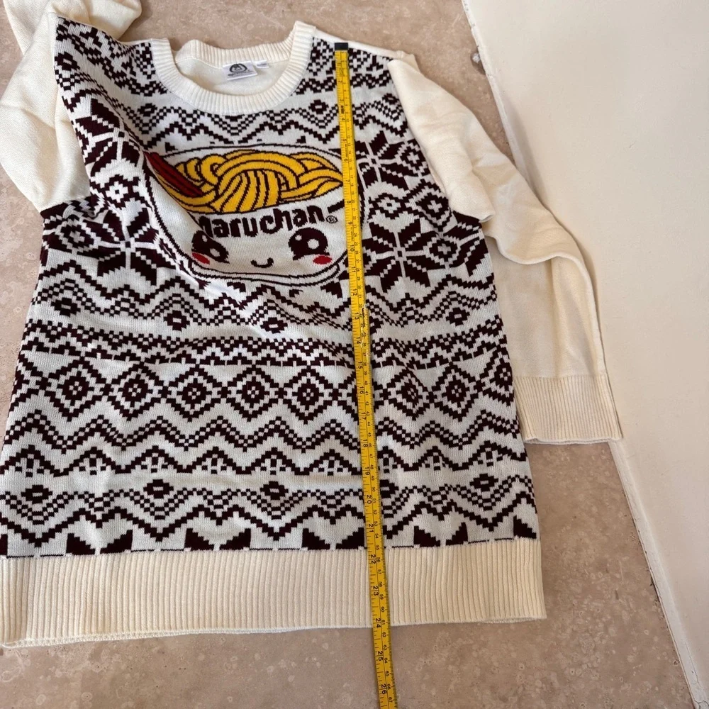 Maruchan Ramen Graphic Crew Neck Sweater Unisex Kids Size XXL